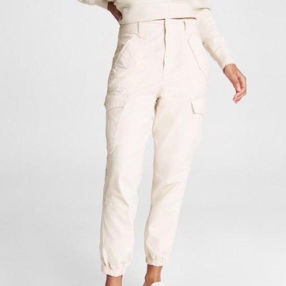 rag & bone Pants - NWT Rag & Bone Field Cotton Cargo Joggers in Ecru Size 24